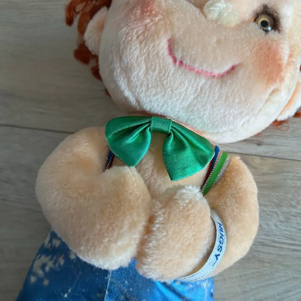 Vintage Kenner 80s Hugga Bunch Hugsy Boy Doll Red Hair Original clothes